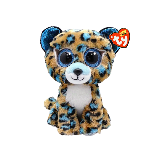 TY Bamse - Beanie Boos - Cobalt Den Blå Leopard Regular