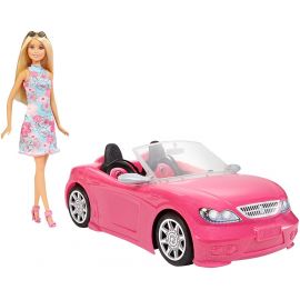 Barbie - Åben sportsvogn med dukke