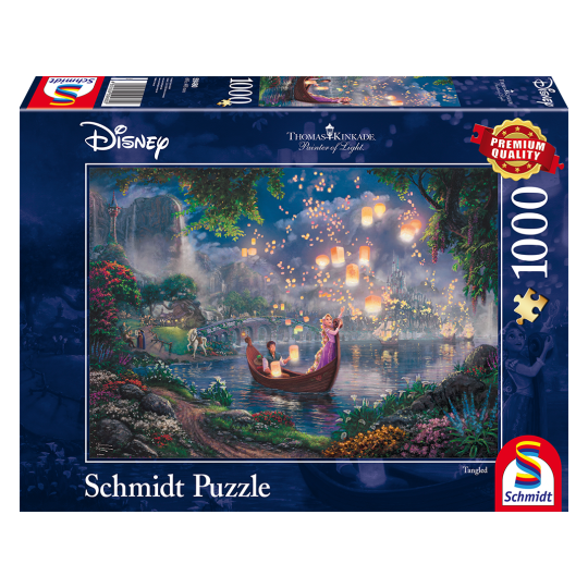 Schmidt + Disney - Thomas Kinkade Disney - Rapunzel 1000 brikker