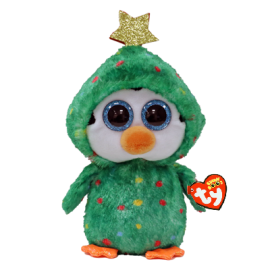 Ty Plush - Beanie Boos Winter Collection - Noel The Christmas Penguin Regular