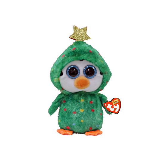 Ty Plush - Beanie Boos Winter Collection - Noel The Christmas Penguin Regular