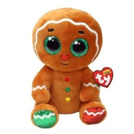 Ty Plush - Beanie Boos Winter Collection - Crumble The Gingerbread Regular