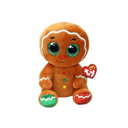 Ty Plush - Beanie Boos Winter Collection - Crumble The Gingerbread Regular