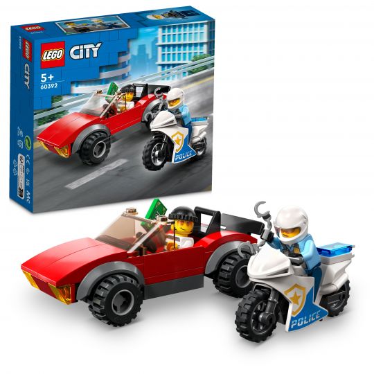 LEGO City - Politimotorcykel på Biljagt 60392