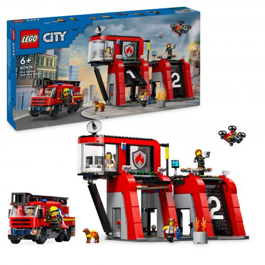 LEGO City - Brandstation med brandbil 60414