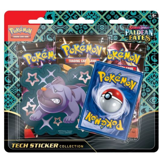 Pokemon - Scarlet & Violet Paldean Fates - Tech sticker collection - Maschiff