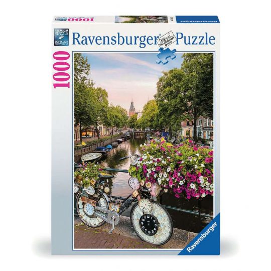 Ravensburger - Puslespil Bicycle Amsterdam 1000 brikker