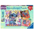 Ravensburger - Puslespil Disney Stitch 3x49 brikker