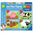 Ravensburger - On The Farm My First Puslespil 2/3/4/5 brikker