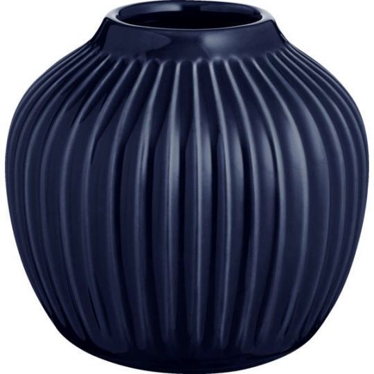 Hammershøi Vase H12,5 indigo