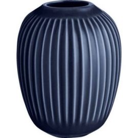 Hammershøi Vase H10 indigo