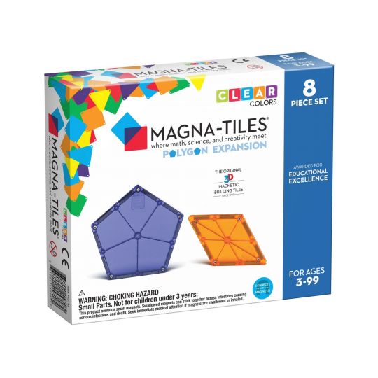 MAGNA-TILES® Polygoner 8 stk udvidelsessæt