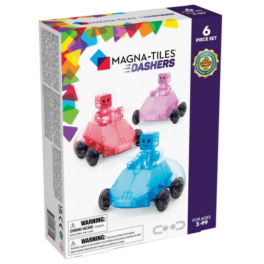 MAGNA-TILES® Dashers biler og figurer 6 dele