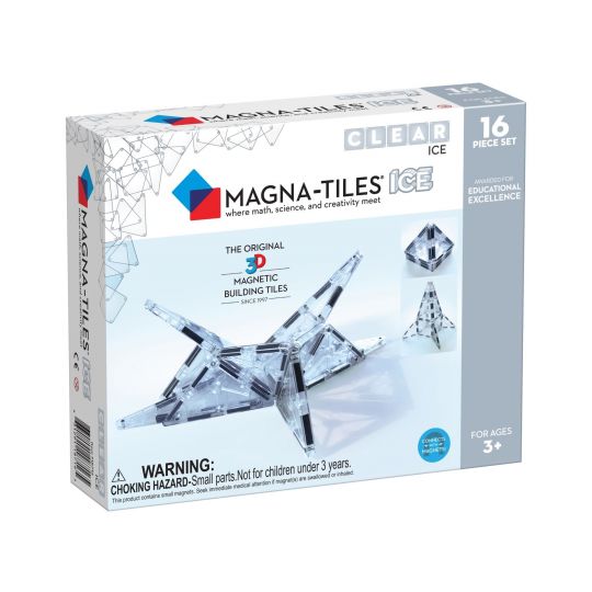 MAGNA-TILES® Clear ICE 16 stk udvidelsessæt