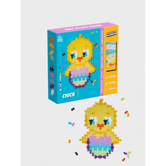 Plus-Plus - Puzzle By Number Chick 250pcs