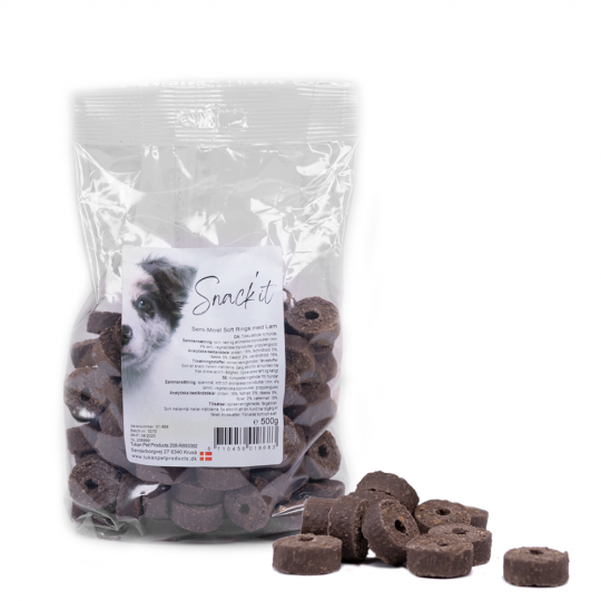 Snack'it - Soft Rings m. Lam 500g