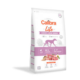 Calibra - Dog Life, Junior, Stor Race, Lam 12 kg