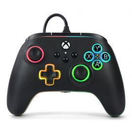 PowerA Advantage Wired Controller - Xbox Series X/S -  m/ Lumectra + RGB LED Strip - Black