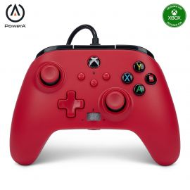 PowerA Enhanced Wired Controller - Xbox Series X/S - Artisan Red