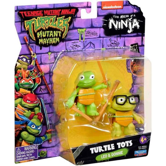 Turtles Mutant Mayhem - Turtle Tots - Leo & Donnie