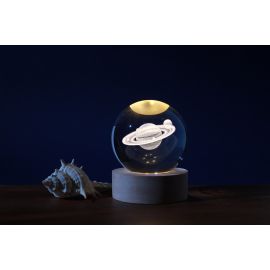 iTotal - Krystalkugle Lampe Stor - Saturn