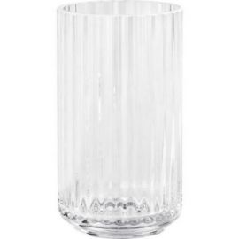 Lyngby Vase H12,5 klar glas