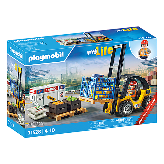 Playmobil - Gaffeltruck med last 71528