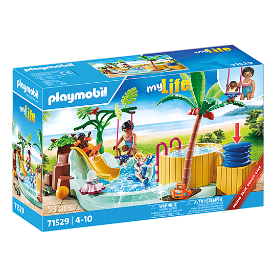 Playmobil - Børnepool med boblebad 71529