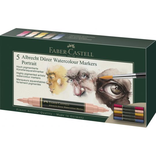 Faber-Castell - Watercolour marker A.Dürer Port 5 pcs 160307