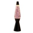 iTotal - Lava Lampe 36 cm - Sort Base og Glitter