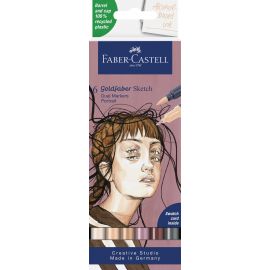 Faber-Castell - Sketch Marker Gofa 6ct set Portrait 164812