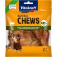 Vitakraft - BLAND 4 FOR 119 - NATURAL CHEWS naturlige griseører tørret til hunde 2 stk