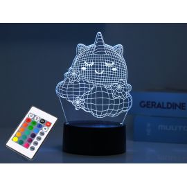 iTotal - 3D LED Lampe - Unicorn