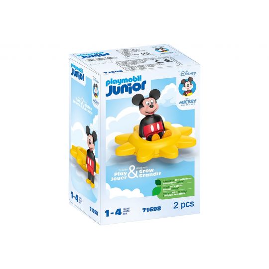 Playmobil - JUNIOR & Disney Mickeys drejesol med raslefunktion 71698