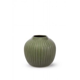 Hammershøi Vase H13 cm mørk grøn