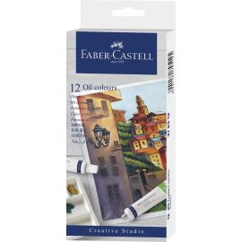 Faber-Castell - Oilcolour cardboard box 12 pcs 379512