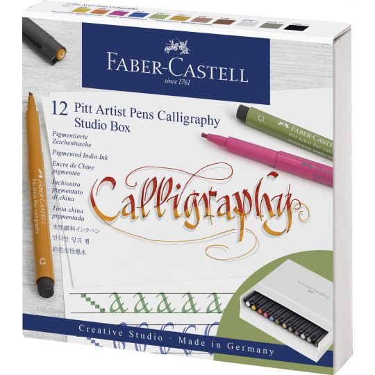 Faber-Castell - India ink Pitt Artist Pen C st.box 12 pcs 167512