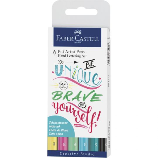 Faber-Castell - Pitt Artist - Kalligrafisæt - Pastel 267116