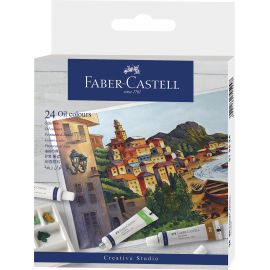 Faber-Castell - Oilcolour cardboard box 24 pcs 379524