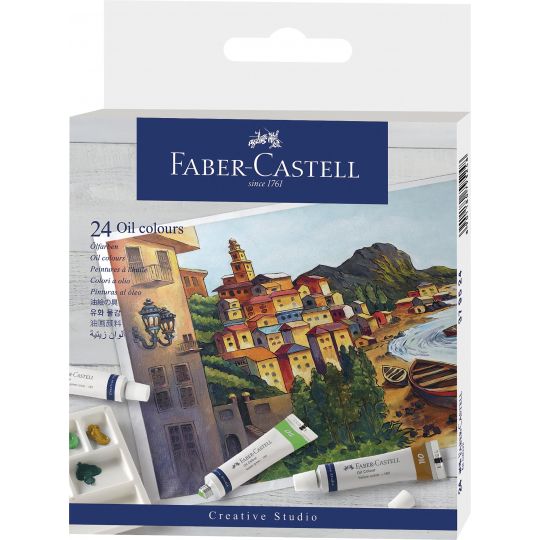 Faber-Castell - Oilcolour cardboard box 24 pcs 379524