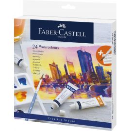 Faber-Castell - Watercolour cardboard box 24 pcs 169624