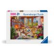 Ravensburger - Puslespil Cozy Cabin 1000 brikker