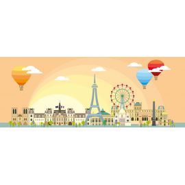 Ravensburger - Puslespil Air Ballon Over Paris 1000 brikker