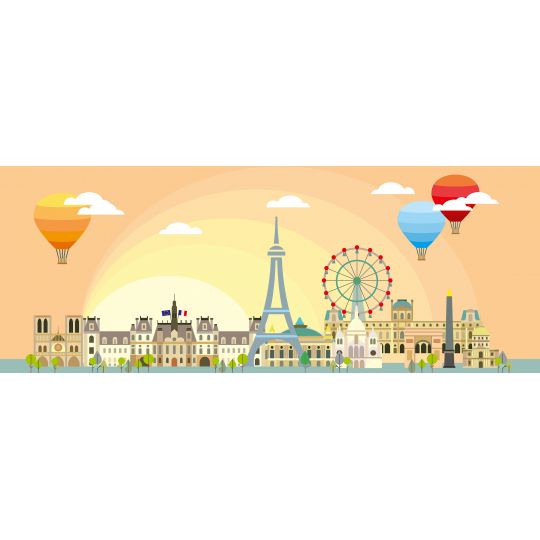 Ravensburger - Puslespil Air Ballon Over Paris 1000 brikker