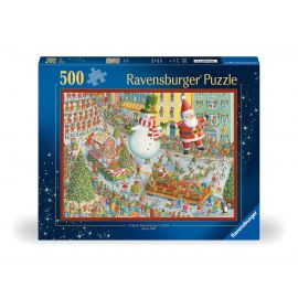 Ravensburger - Puslespil Here Comes Christmas! 500 brikker