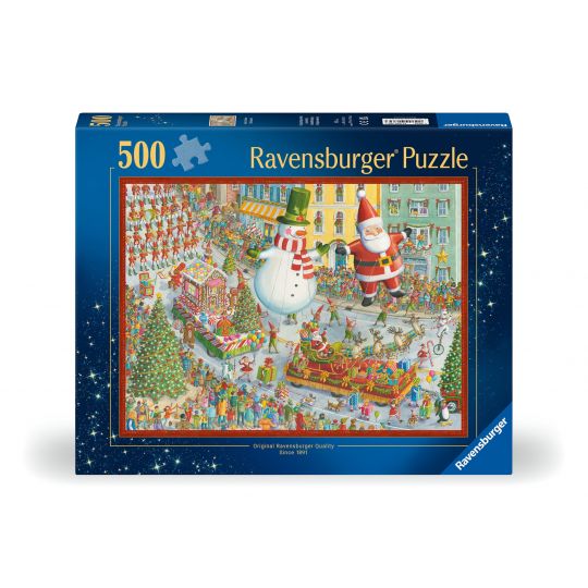 Ravensburger - Puslespil Here Comes Christmas! 500 brikker