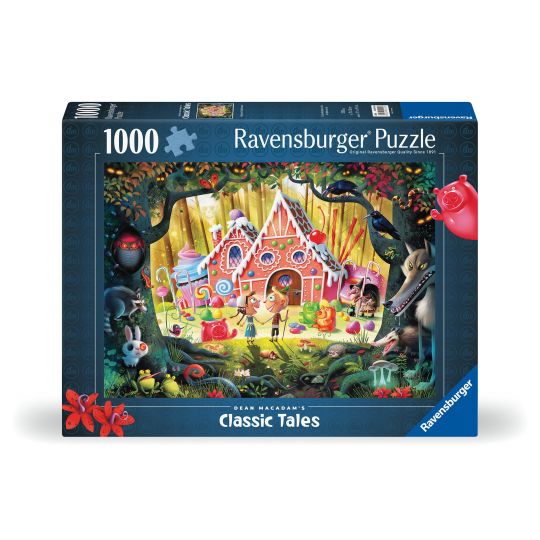 Ravensburger - Puslespil Hansel and Gretel Beware 1000 brikker