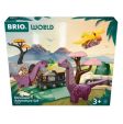 BRIO - Togbanesæt med dinosaurer