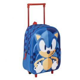 Cerda - Kids Backpack Trolley 3D - Sonic 2100005121