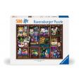 Ravensburger - Puslespil Cubby Cats and Succulents 500 brikker